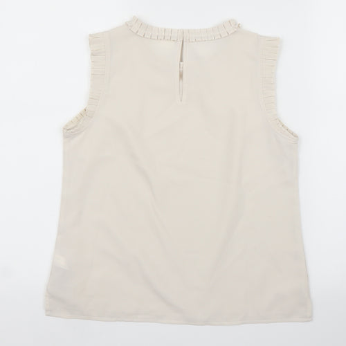 NEXT Girls Beige   Basic Blouse Size 12 Years
