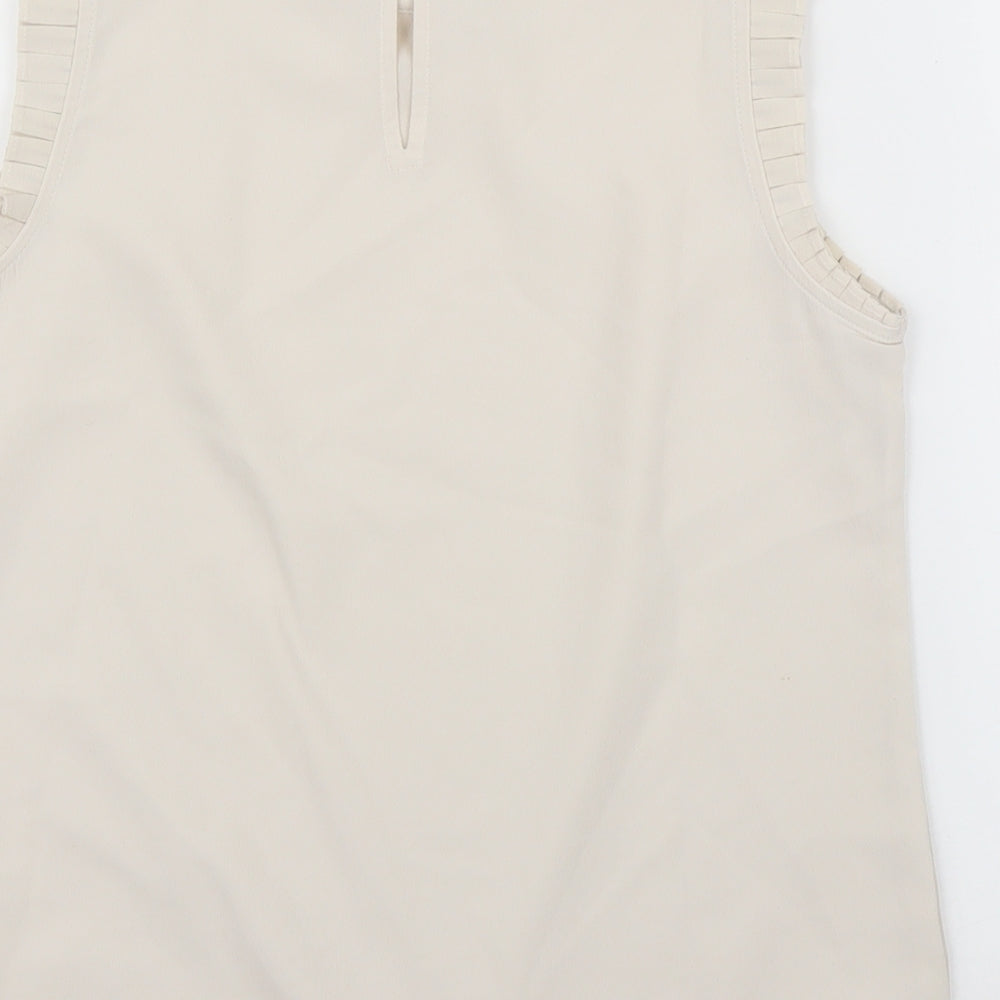 NEXT Girls Beige   Basic Blouse Size 12 Years