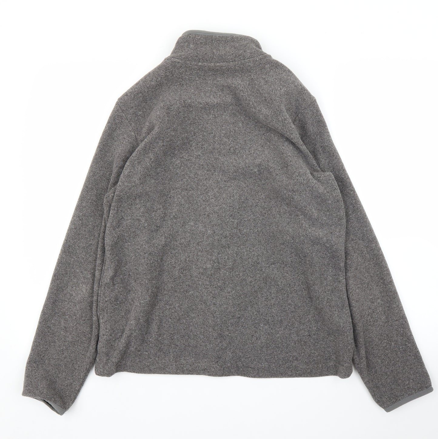M&S Womens Grey  Fleece Full Zip Jumper Size 14