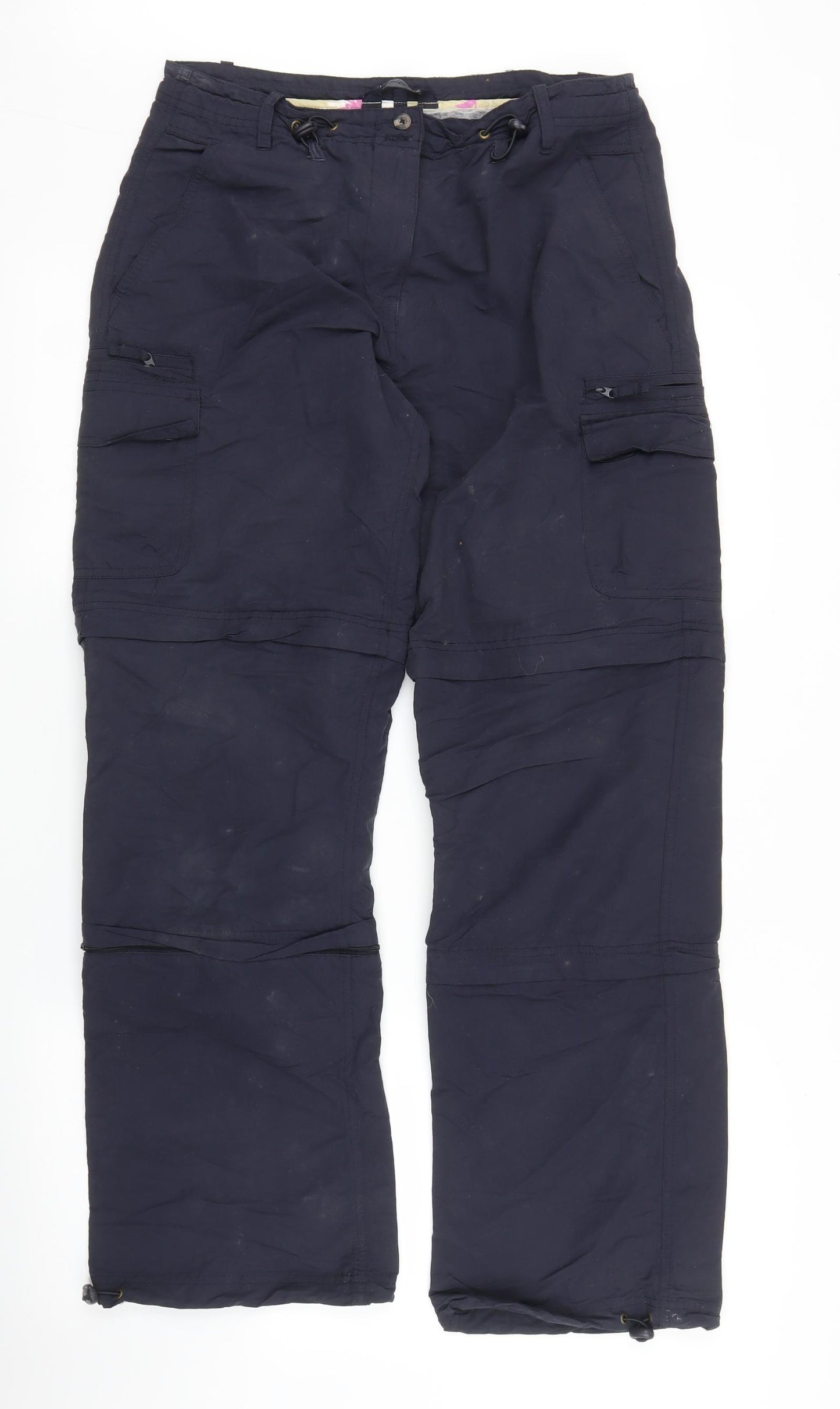 Peter Storm Womens Blue   Cargo Trousers Size 12 L29 in