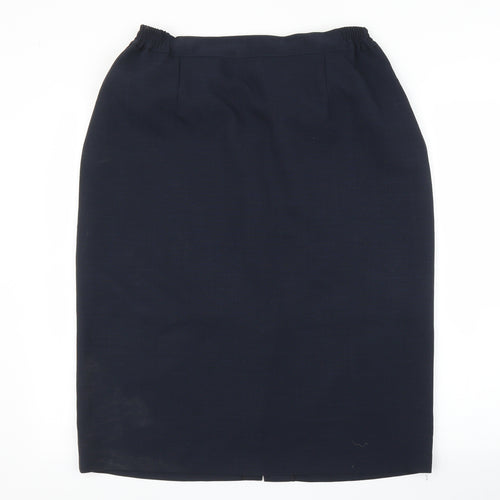 Preworn Womens Blue   Straight & Pencil Skirt Size L