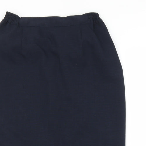 Preworn Womens Blue   Straight & Pencil Skirt Size L