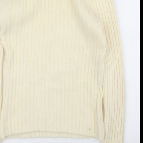 Mayent Womens Ivory   Pullover Jumper Size L