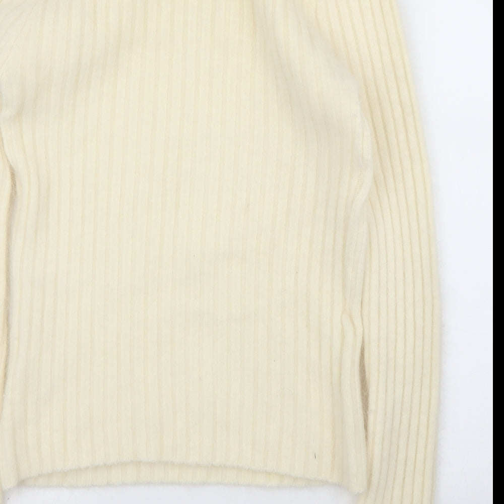 Mayent Womens Ivory   Pullover Jumper Size L