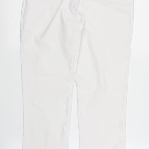Just Elegance Womens White  Denim Jegging Jeans Size 28 in L27 in
