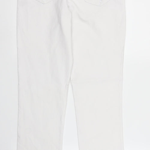 Just Elegance Womens White  Denim Jegging Jeans Size 28 in L27 in