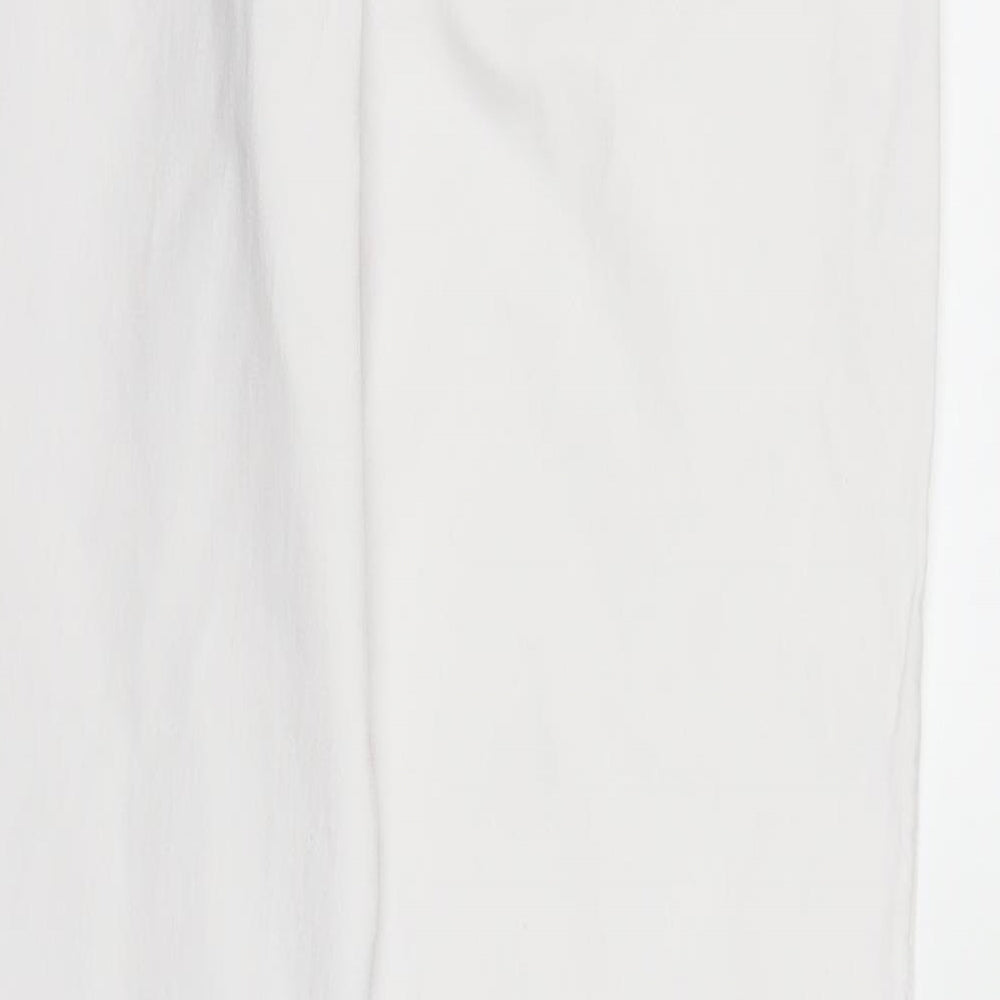 Just Elegance Womens White  Denim Jegging Jeans Size 28 in L27 in