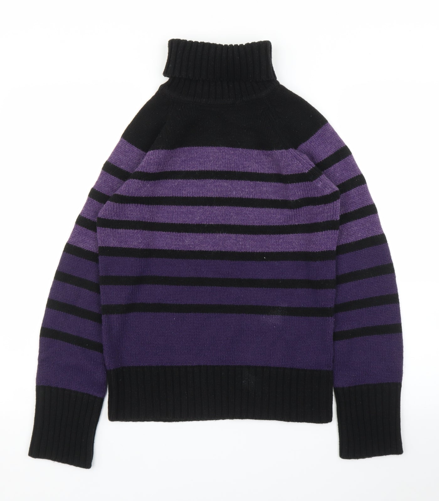 Dorothy Perkins Womens Purple Striped  Pullover Jumper Size 12