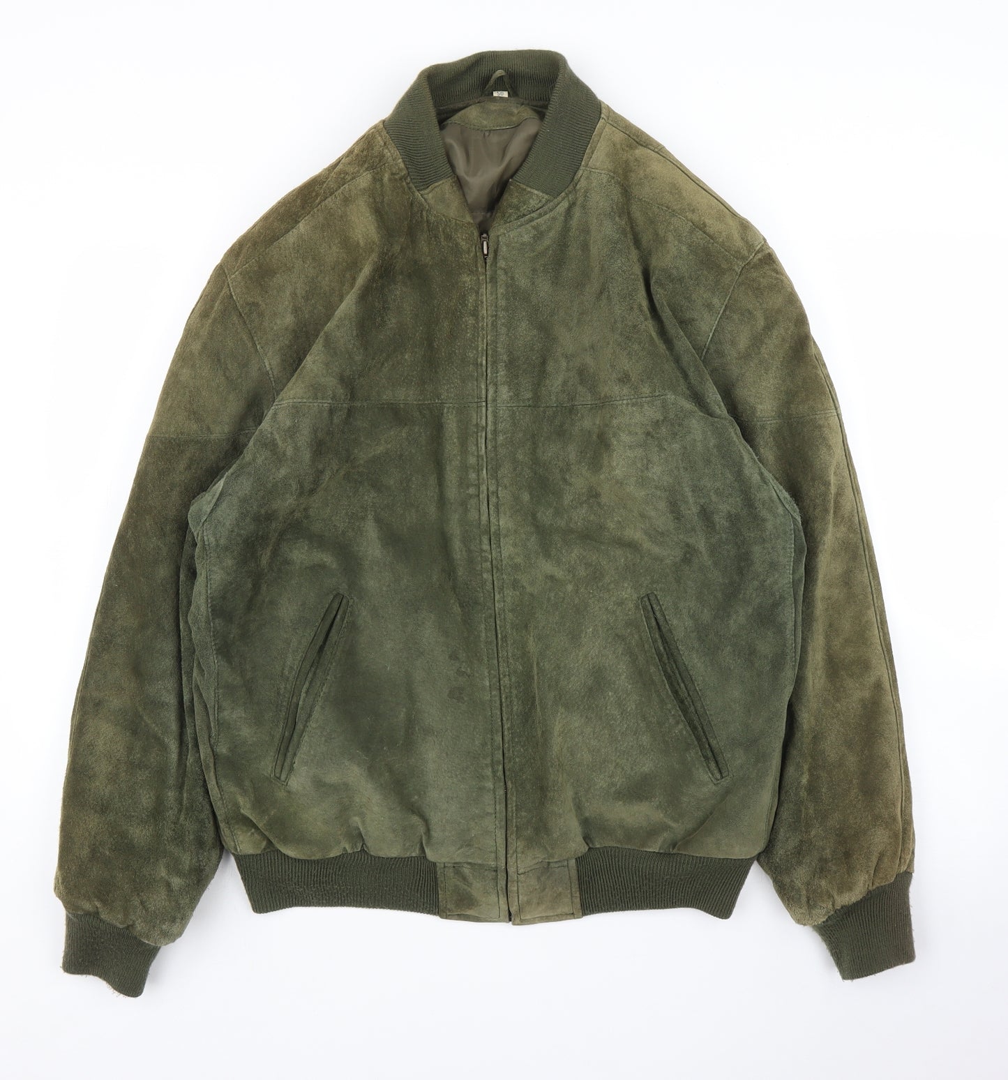 Preworn Mens Green   Bomber Jacket Coat Size XL