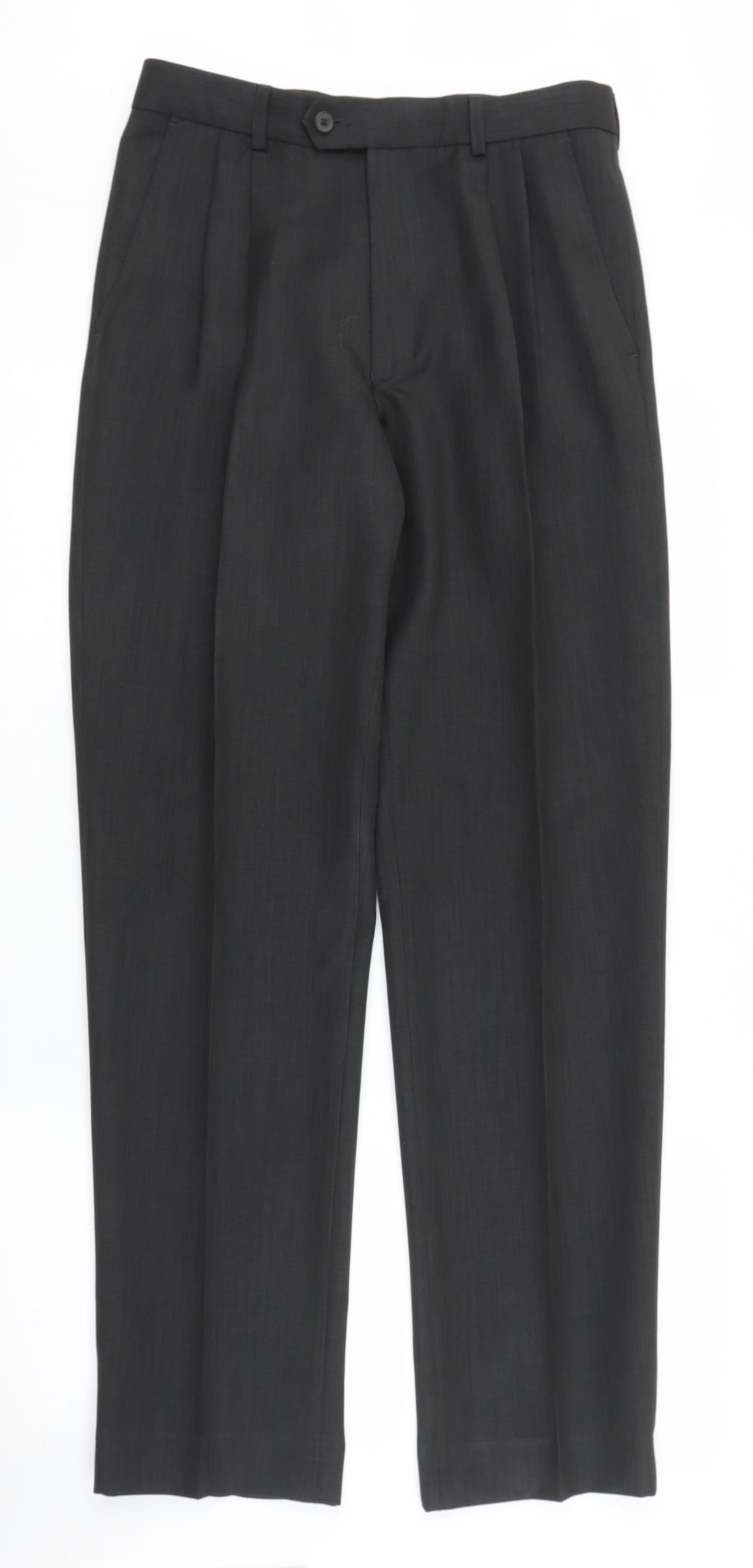 Burton Mens Grey   Trousers  Size 30 in L31 in