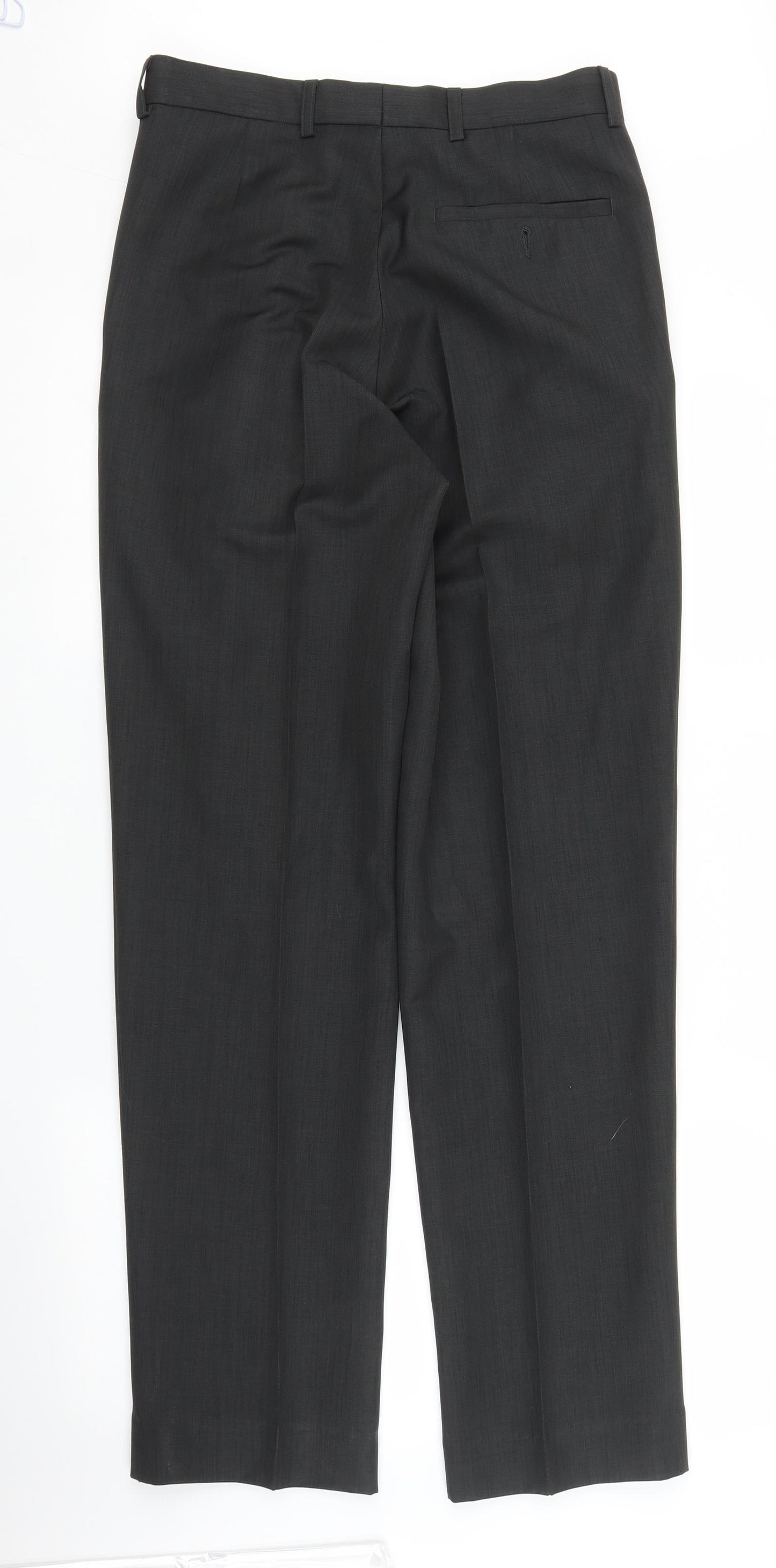 Burton Mens Grey   Trousers  Size 30 in L31 in