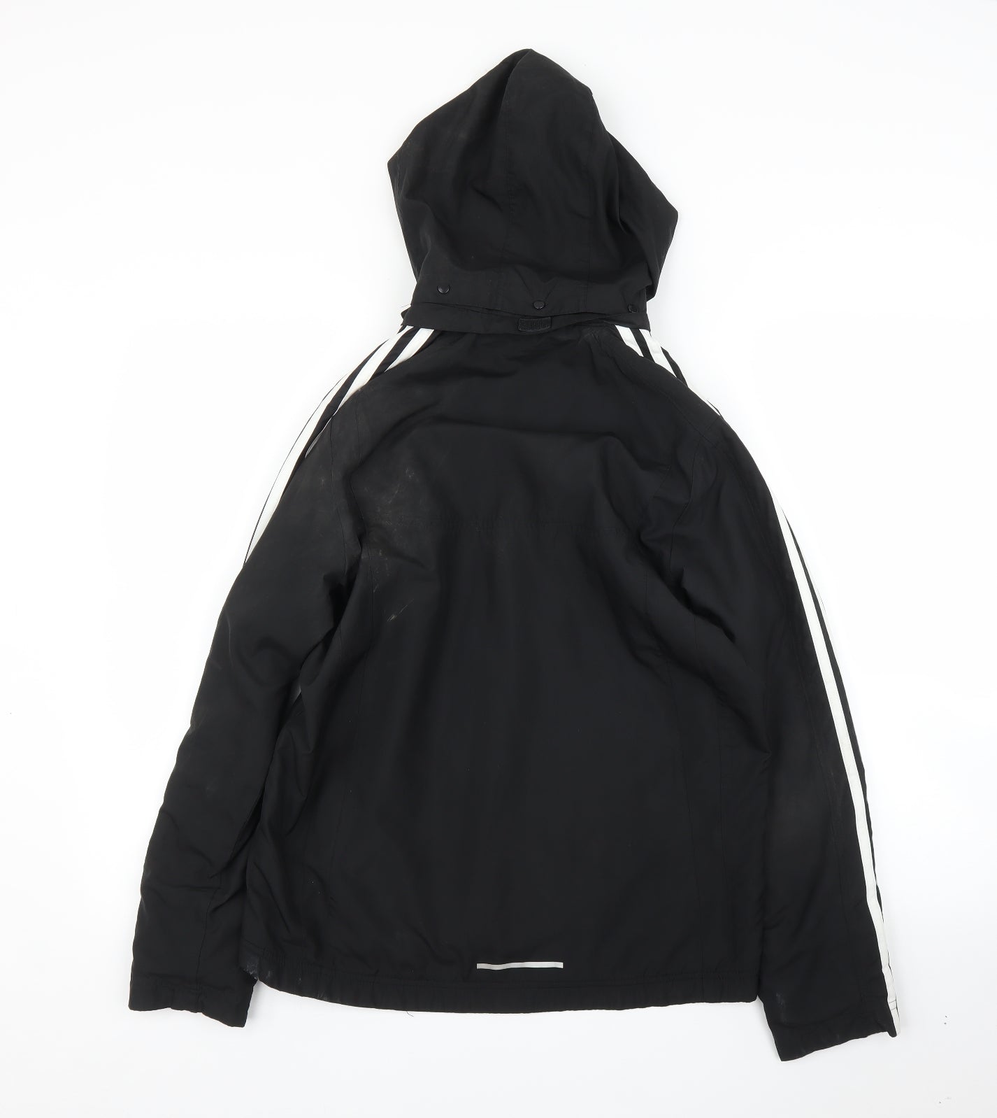 adidas Boys Black   Full Zip Hoodie Size 13 Years  - Coat