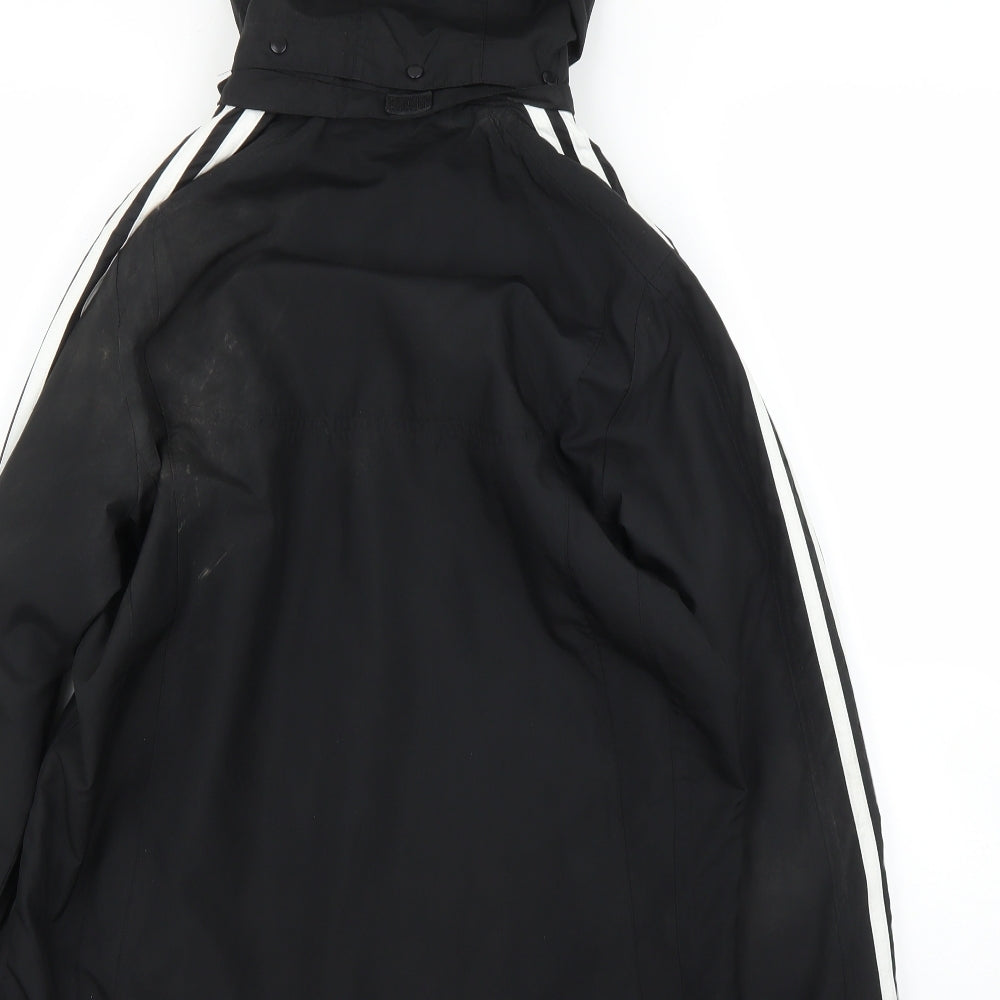 adidas Boys Black   Full Zip Hoodie Size 13 Years  - Coat