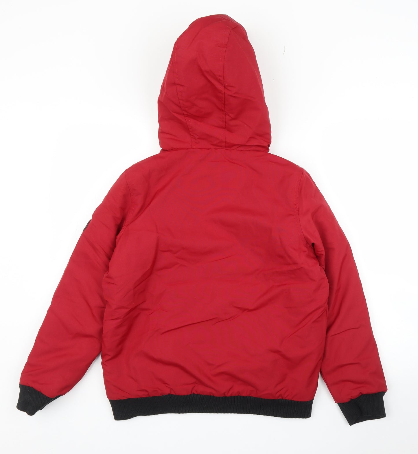 Threadboys Boys Red   Parka Coat Size 11 Years