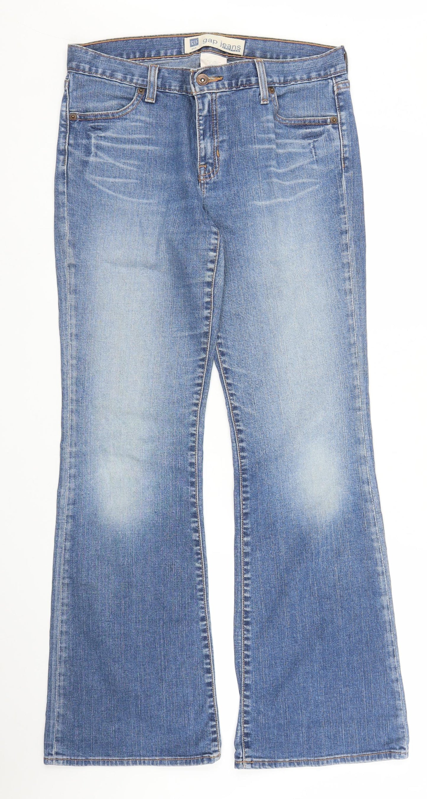 Gap Womens Blue  Denim Bootcut Jeans Size 32 in L30 in