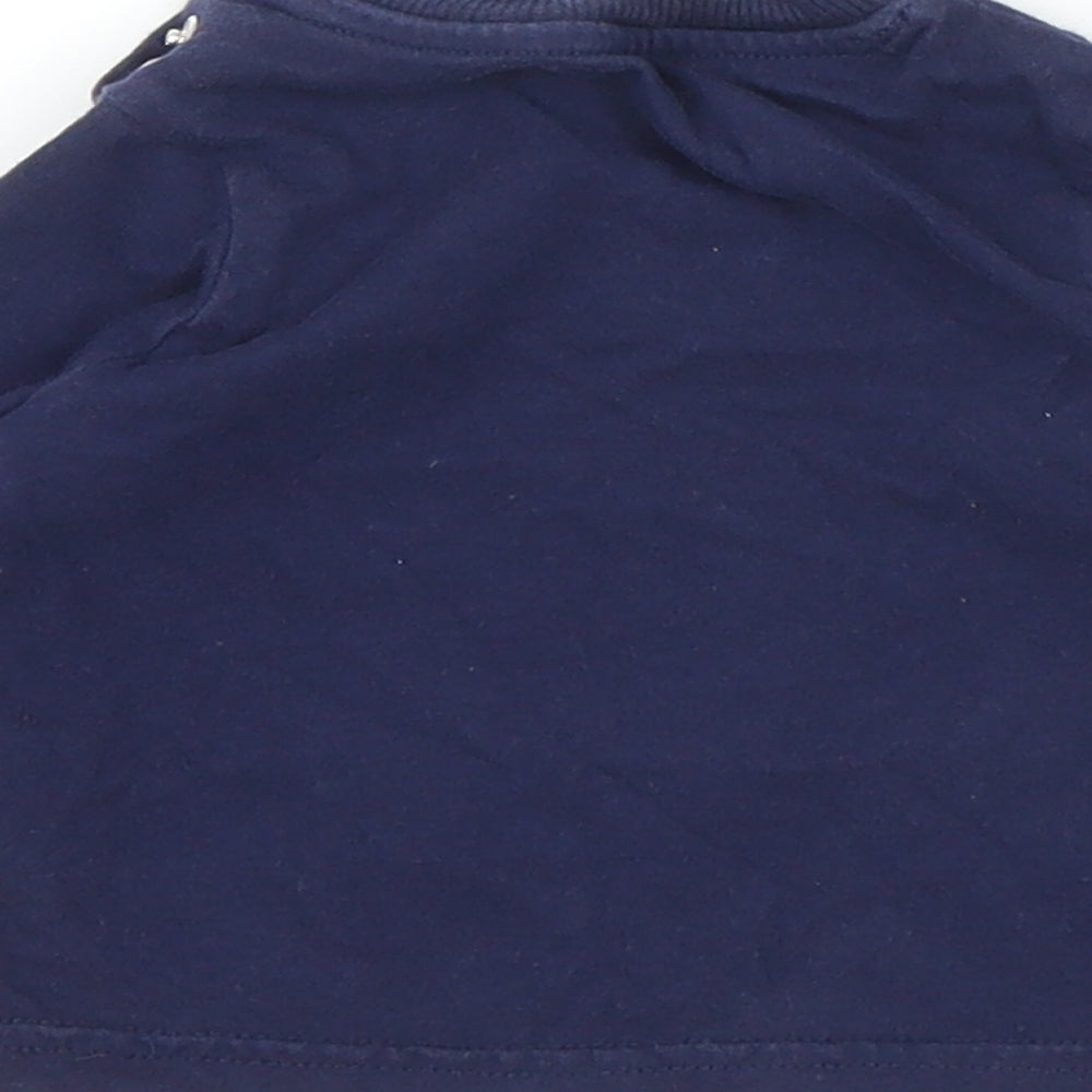 Nutmeg Boys Blue   Basic T-Shirt Size 0-3 Months  - Christmas