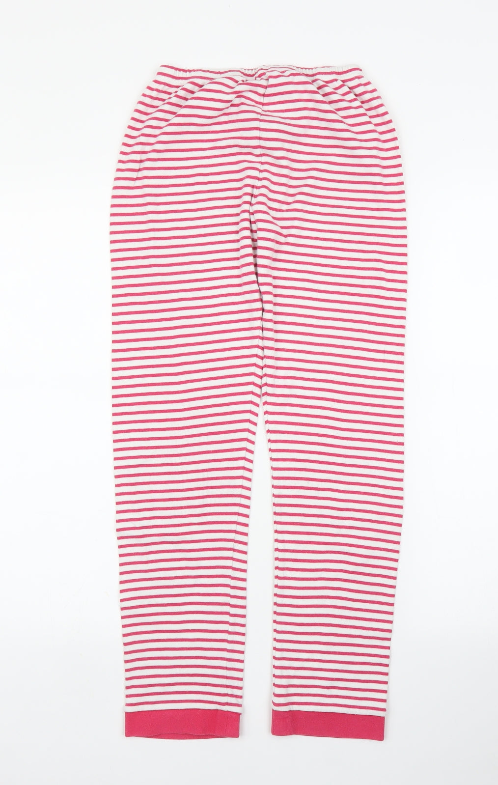 John Lewis Girls Pink Striped  Capri Pyjama Pants Size 13 Years