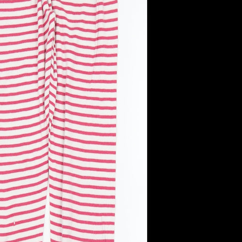 John Lewis Girls Pink Striped  Capri Pyjama Pants Size 13 Years
