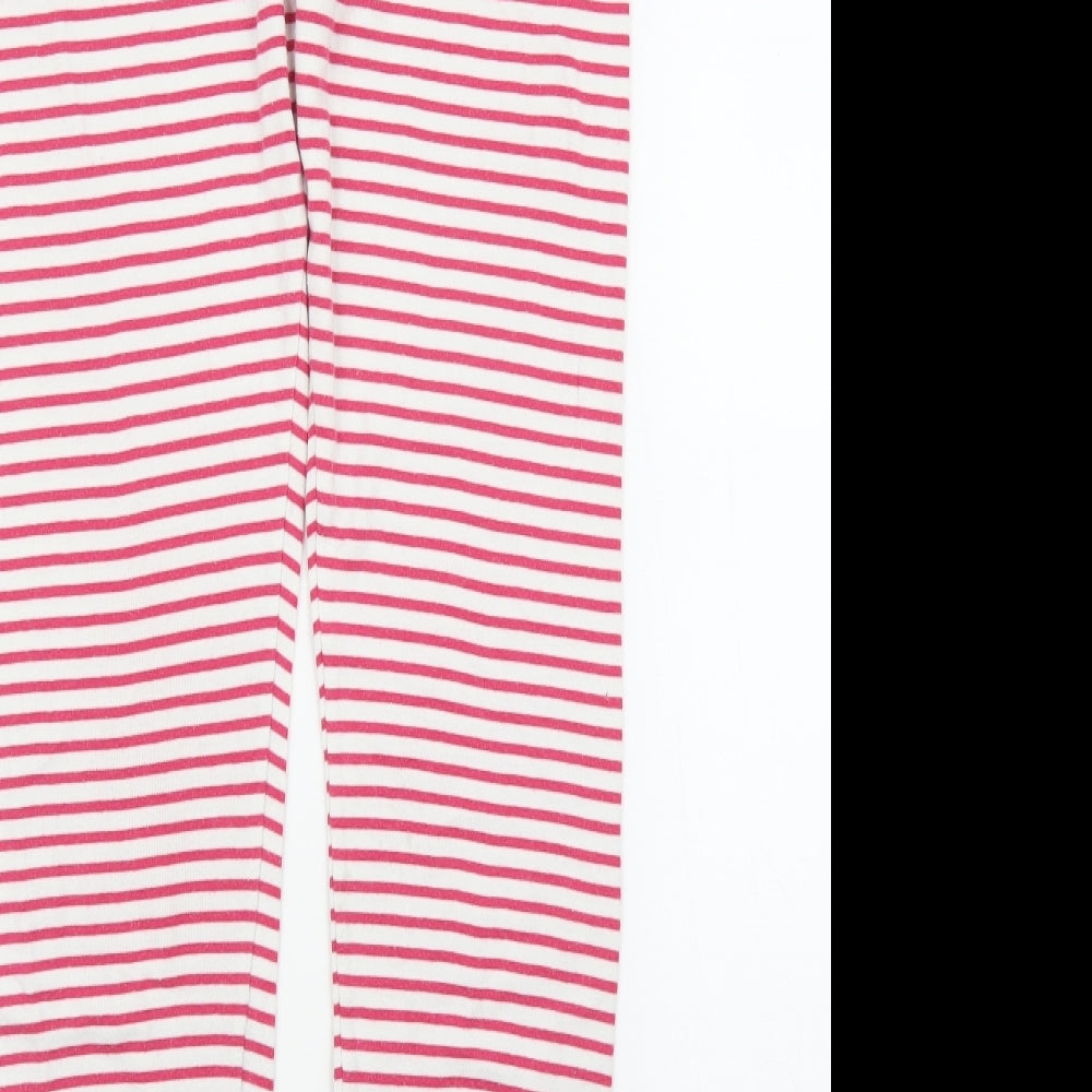 John Lewis Girls Pink Striped  Capri Pyjama Pants Size 13 Years