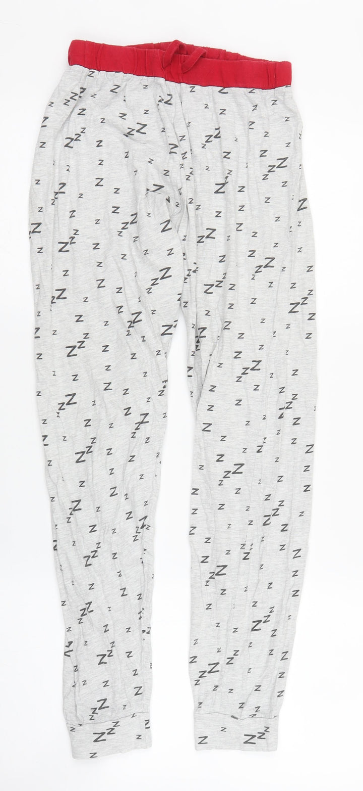 New Look Girls Grey Solid  Capri Pyjama Pants Size M