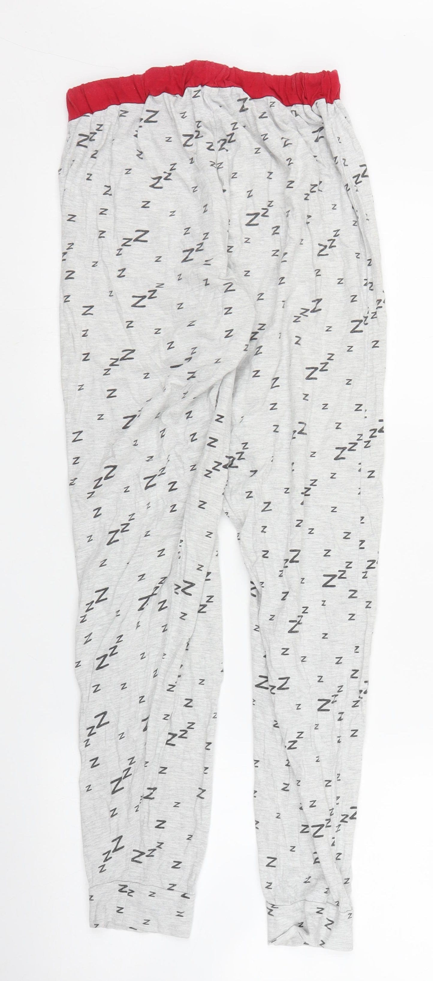 New Look Girls Grey Solid  Capri Pyjama Pants Size M