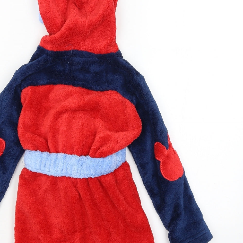 Disney Baby Red Solid  Kimono Gown Size 18-24 Months  - Mickey Mouse