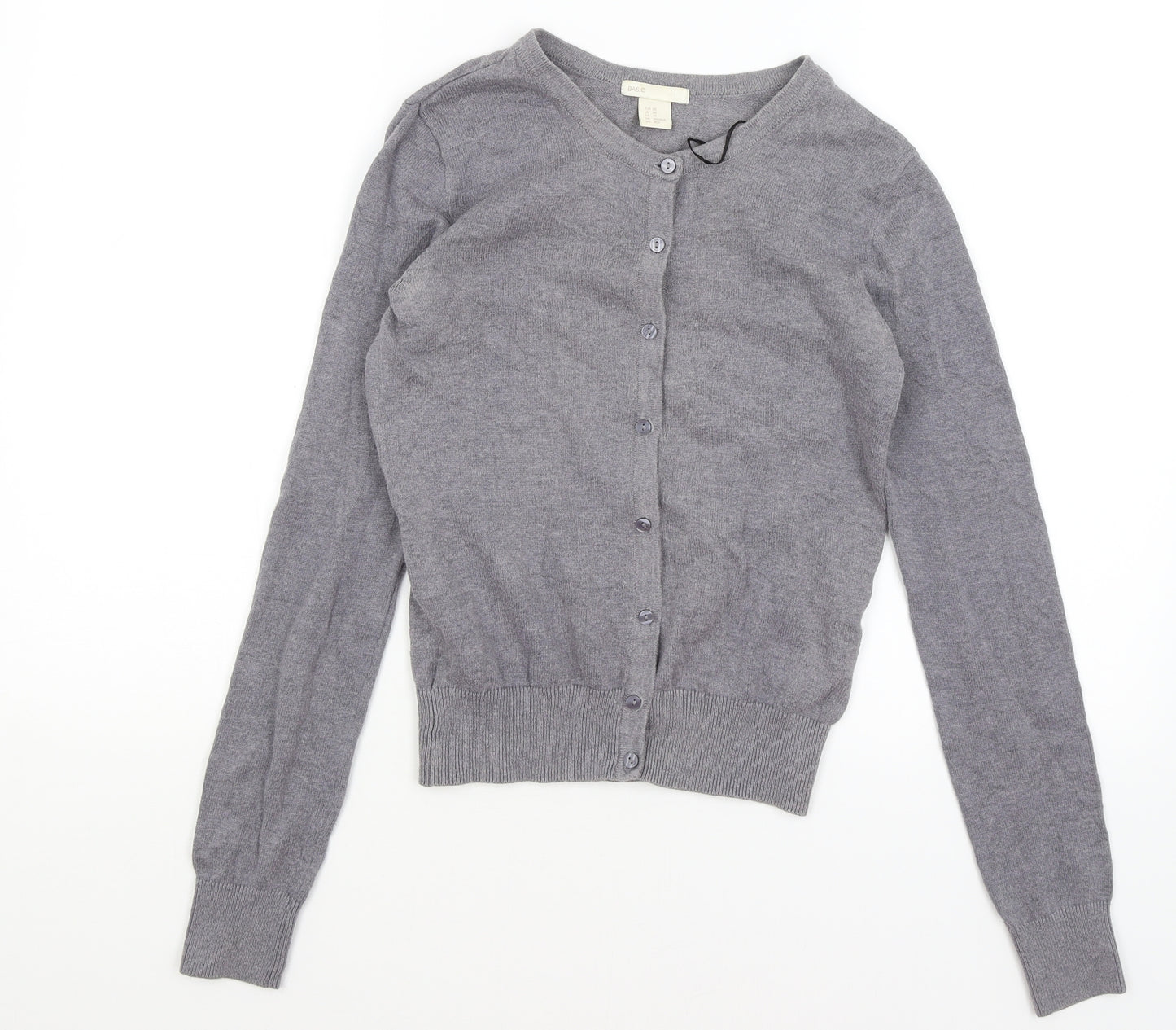 H&M Womens Grey   Cardigan Jumper Size XS