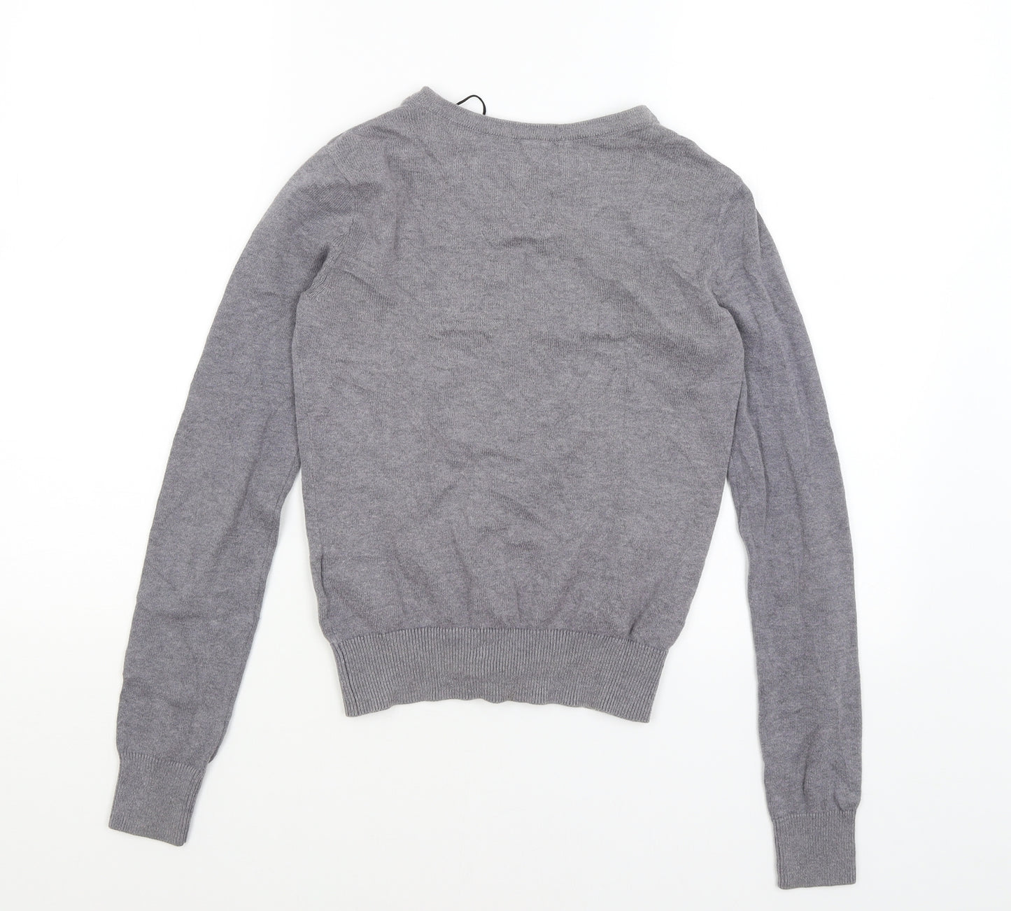 H&M Womens Grey   Cardigan Jumper Size XS