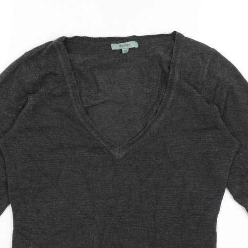 Therapy Womens Grey   Pullover Jumper Size 10