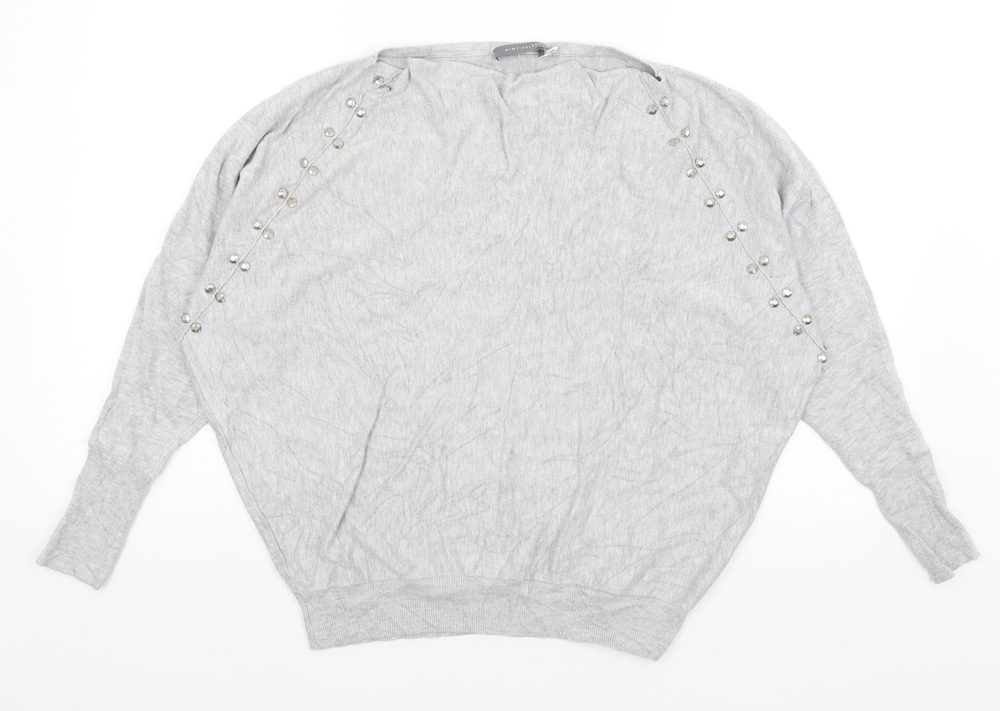 Mint Velvet Womens Grey   Pullover Jumper Size 12