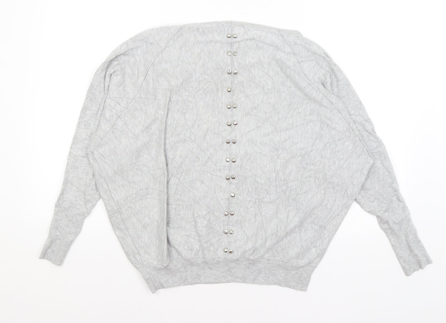 Mint Velvet Womens Grey   Pullover Jumper Size 12