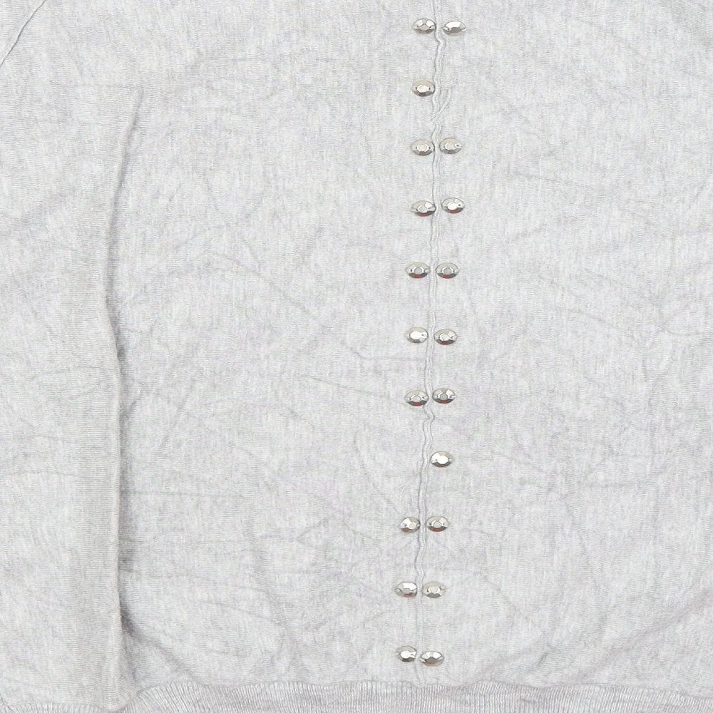 Mint Velvet Womens Grey   Pullover Jumper Size 12