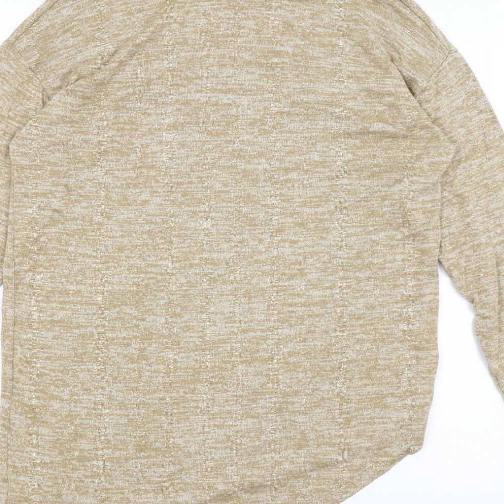 Peacocks Womens Gold   Pullover Jumper Size 14