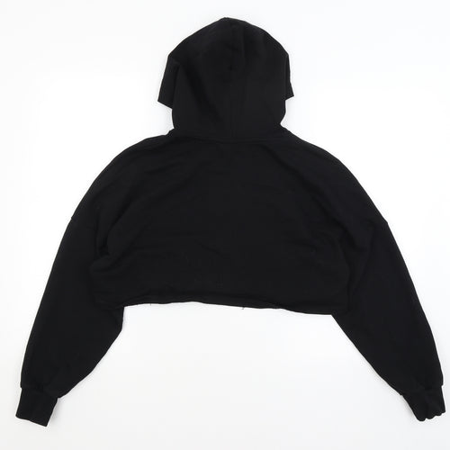 H&M Womens Black   Pullover Hoodie Size S