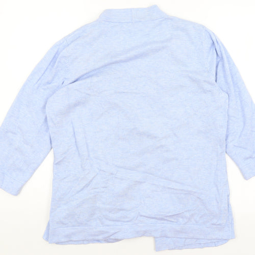 CC Womens Blue Striped  Pullover Jumper Size L