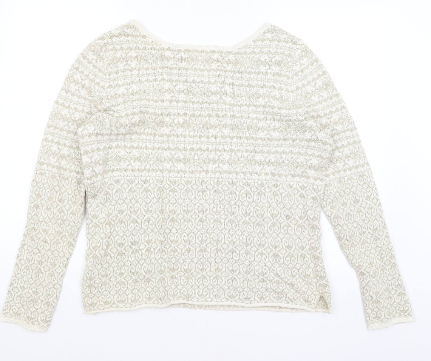 H&M Womens Beige   Pullover Jumper Size L