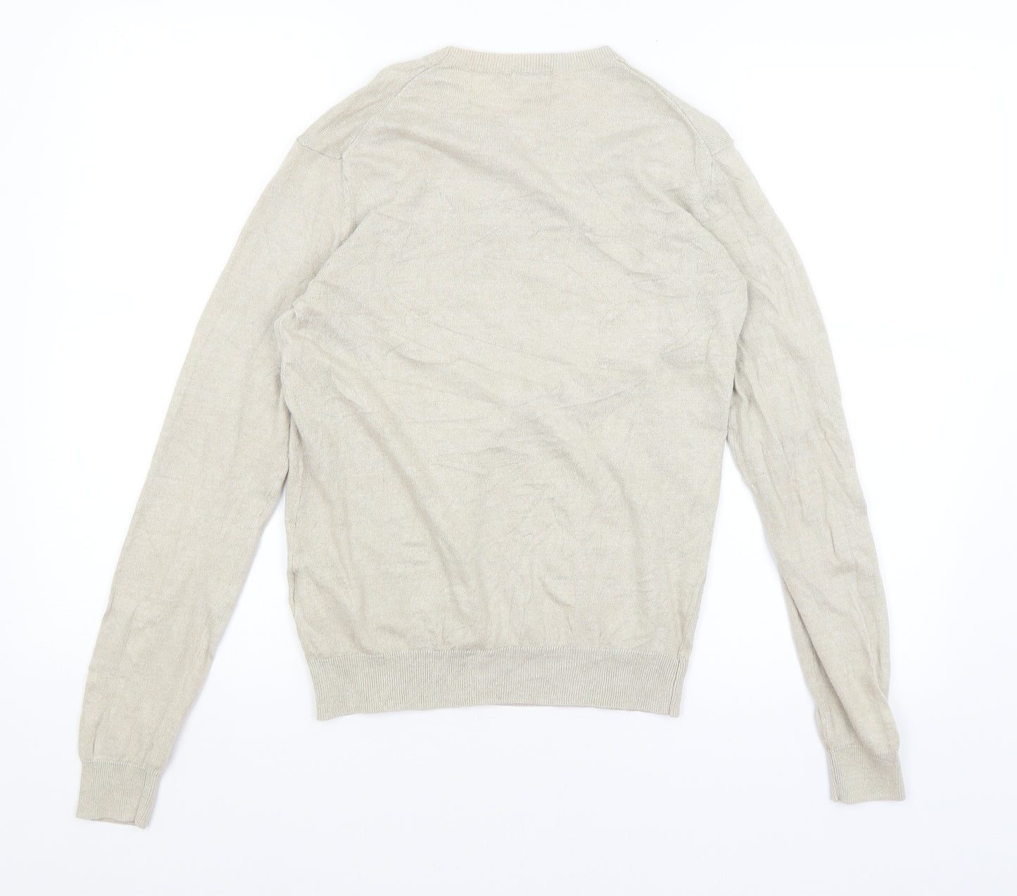 Uni Qlo Womens Beige   Pullover Jumper Size S