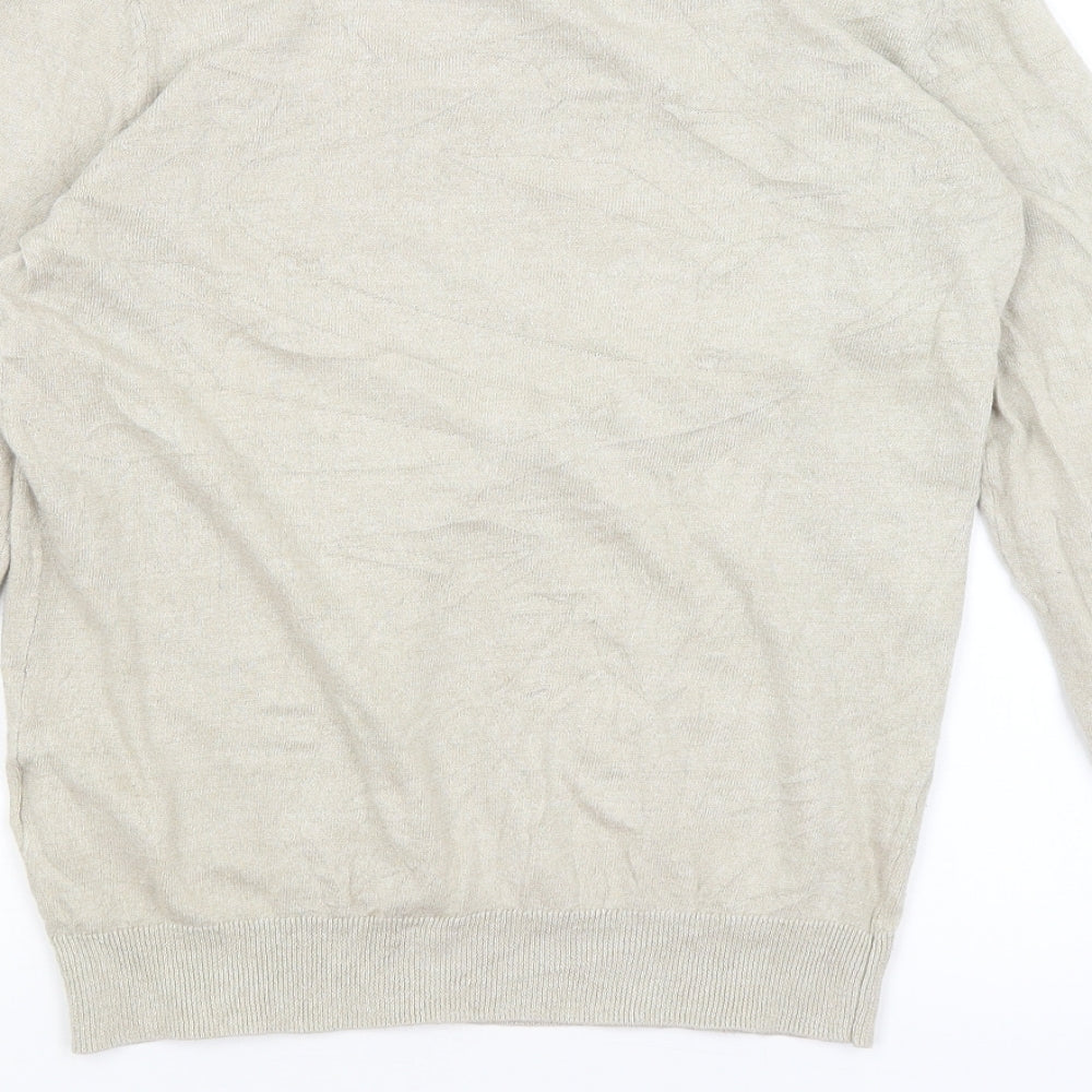 Uni Qlo Womens Beige   Pullover Jumper Size S