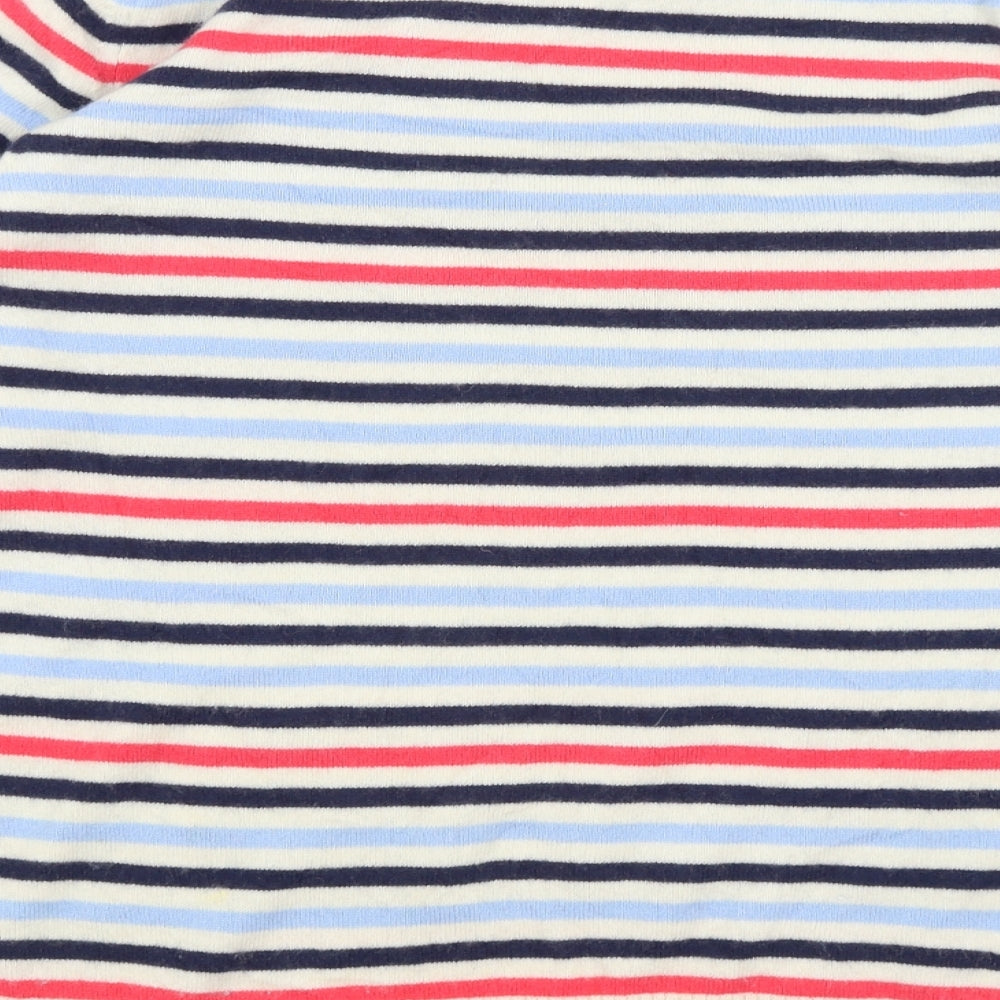 Collection Womens Ivory Striped  Pullover Jumper Size 16