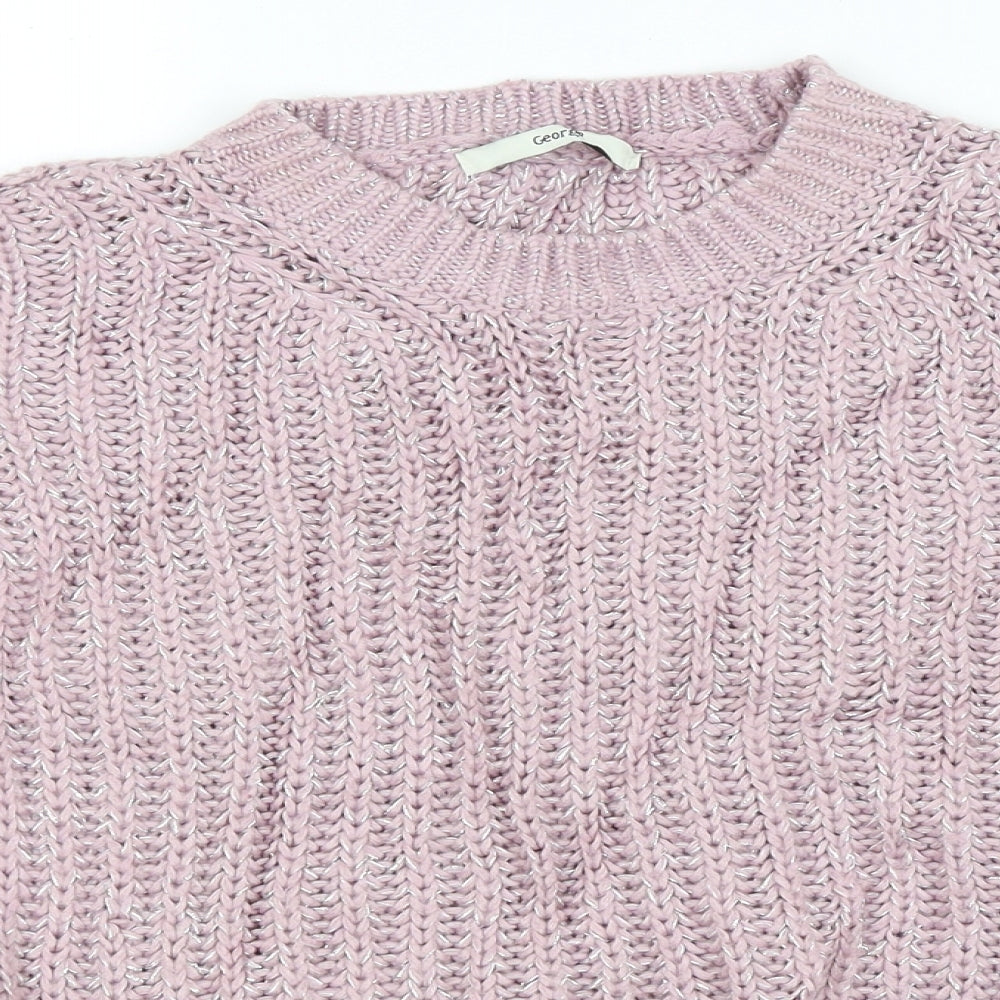 George Womens Purple   Pullover Jumper Size 14