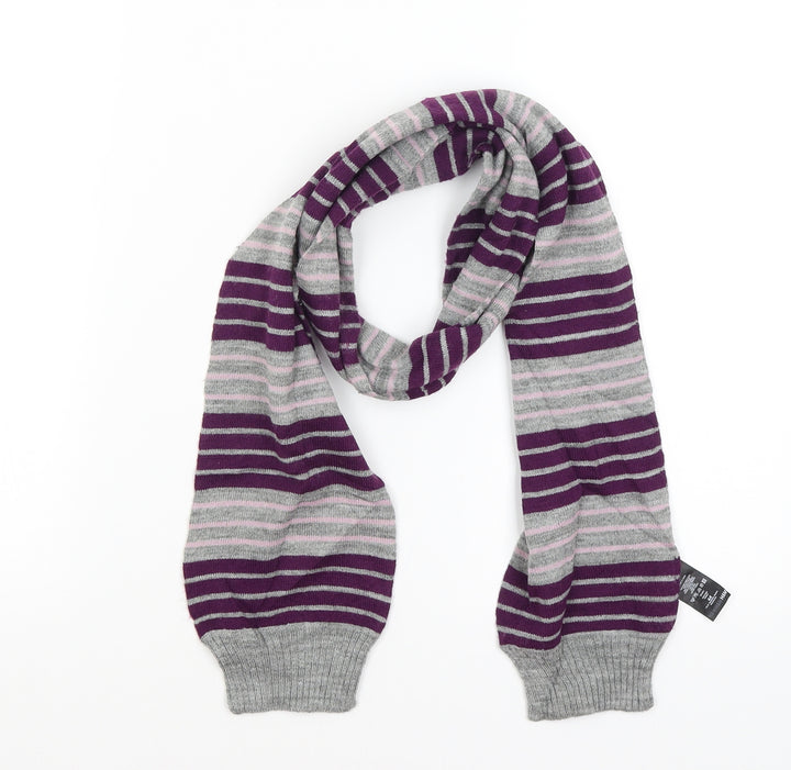 H&M Womens Grey Striped Scarf