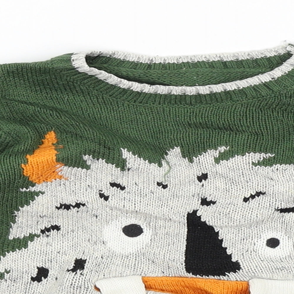 Nutmeg Baby Green   Pullover Jumper Size 18-24 Months  - Monster