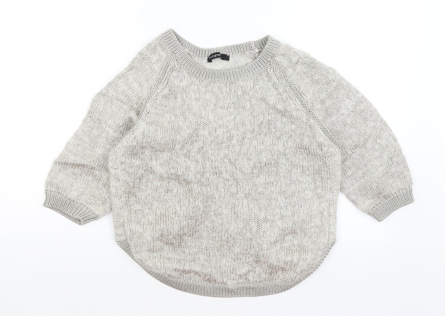 Autograph Womens Grey   Pullover Jumper Size 12