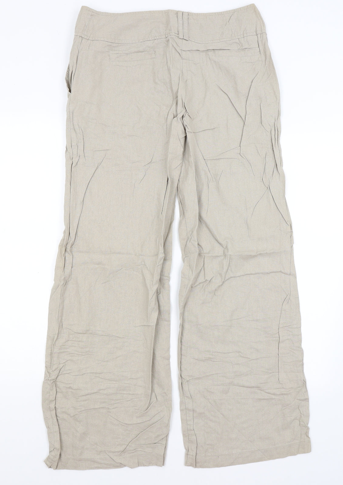 Dorothy Perkins Womens Beige   Trousers  Size 14 L31 in