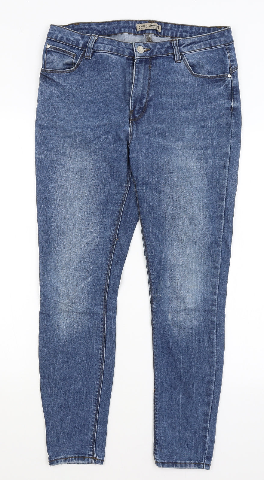 Denim Co Womens Blue   Skinny Jeans Size 16 L27.5 in
