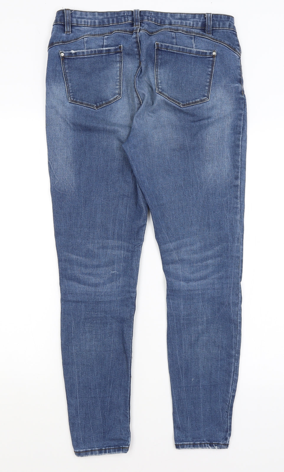 Denim Co Womens Blue   Skinny Jeans Size 16 L27.5 in
