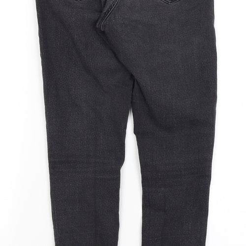 Topshop Womens Grey   Skinny Jeans Size 28 in L25 in