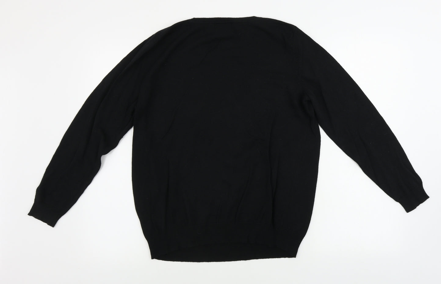 NEXT  Womens Black   Pullover Jumper Size 16  - Christmas Jumper