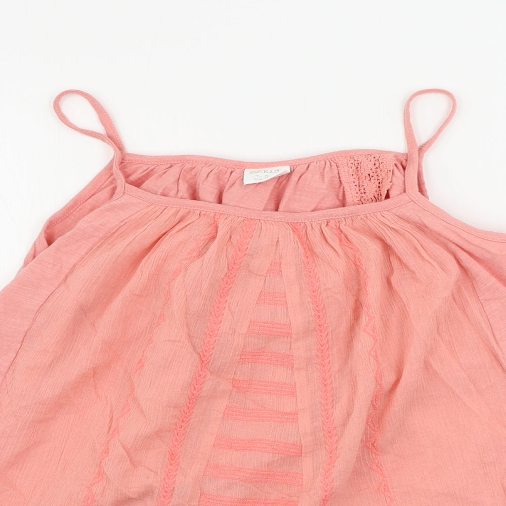 F&F  Girls Pink   Basic Blouse Size 11-12 Years