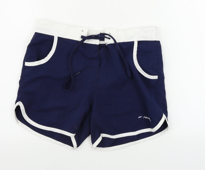 Mountain Life Womens Blue Sweat Shorts Size 10